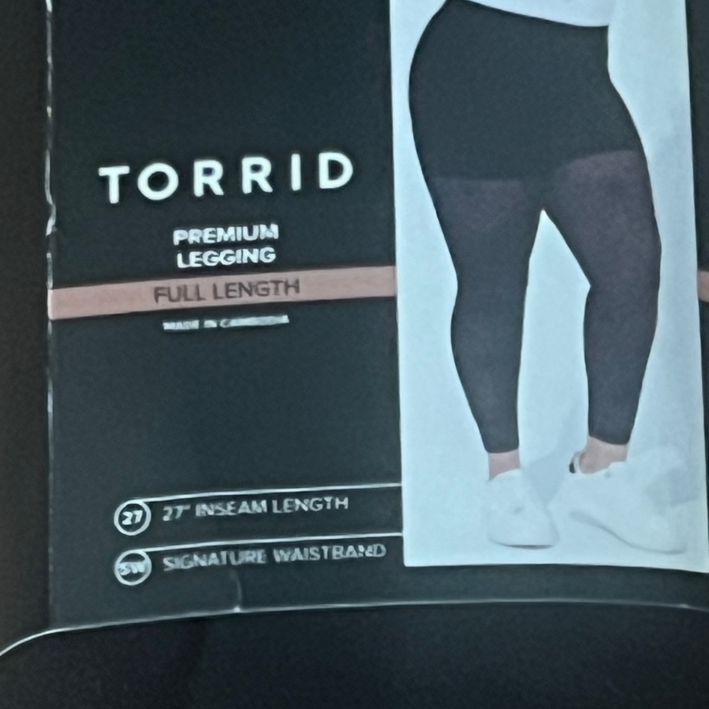 57. Torrid Black Full-Length Leggings *See description* - Picture 3 of 5